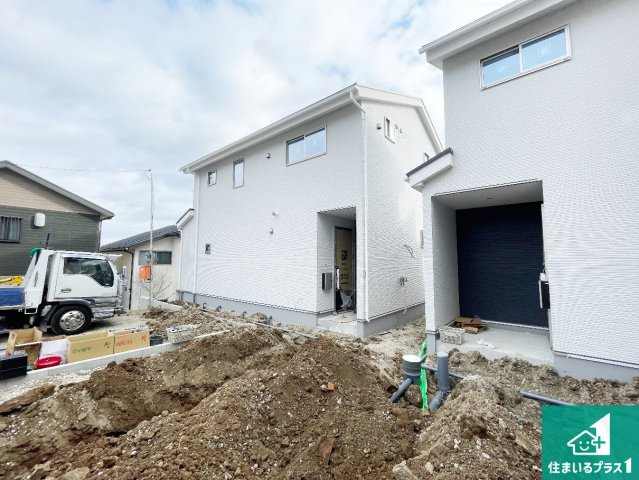 京都市西京区山田北ノ町　第1期　新築一戸建ての外観|現在の進捗状況です！順調に作業進行中、完成が待ち遠しいです！詳細の間取り等、お気軽にお問い合わせください！