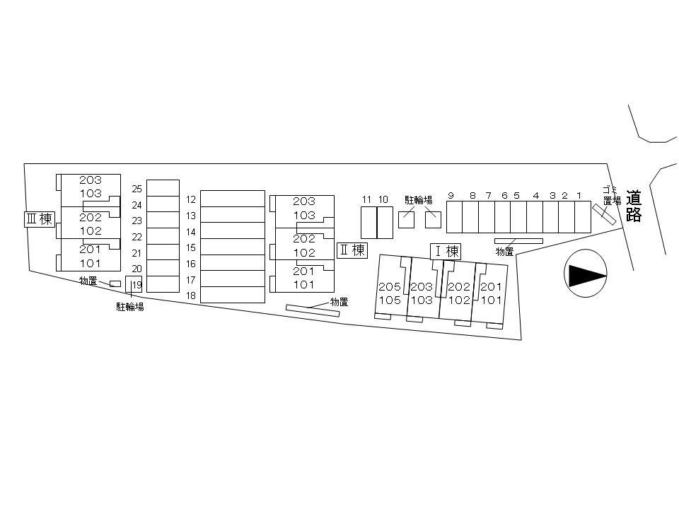 スノーメイデン　Ⅲの区画図