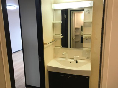 【洗面所】 | サンフィット北野Ⅰ | 洗髪洗面化粧台