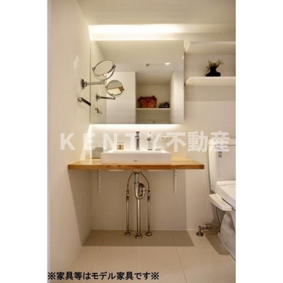 【洗面所】 | ラクラス洗足 | スペースが確保できる洗面所です