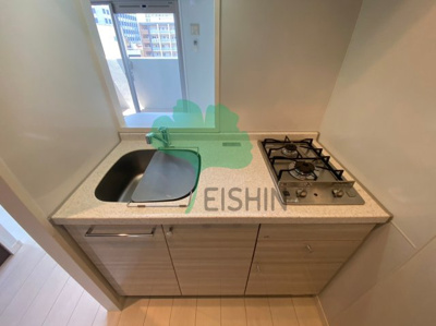 【キッチン】 | エンクレスト博多Rey(エンクレスト博多レイ) | シンプルな清潔感のあるキッチンです！