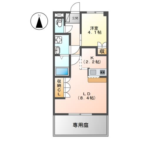 【間取り】 | Ｓｏｎｎｅｔｔｅ Ⅰ