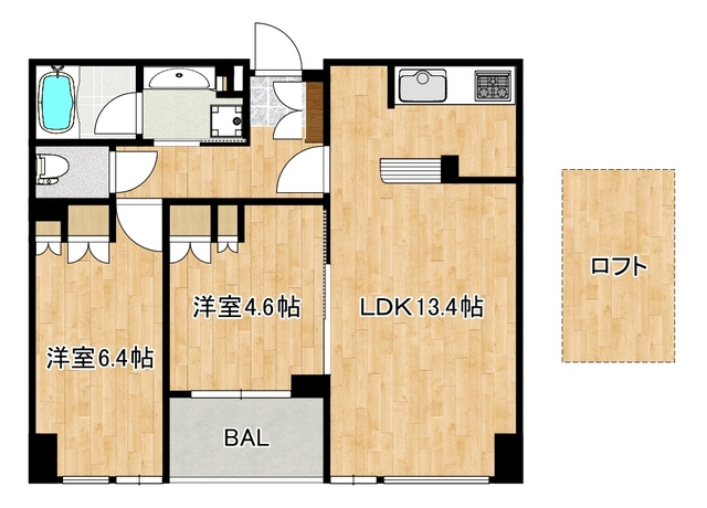コンフォリア大宮の間取り|間取り☆