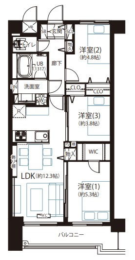 クレッセント溝の口の画像