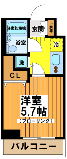 【間取り】 | グランド・ガーラ幡ヶ谷Ｅast