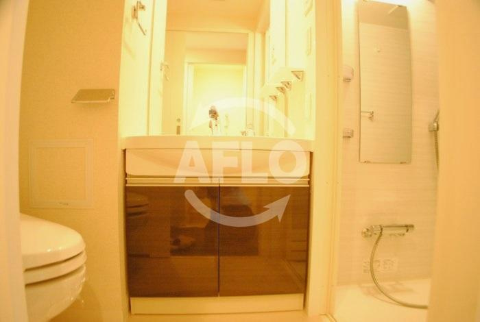 ドゥーエなんば南の独立洗面台