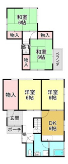 【間取り】 | 今堅田②　貸店舗事務所　Ｉ邸