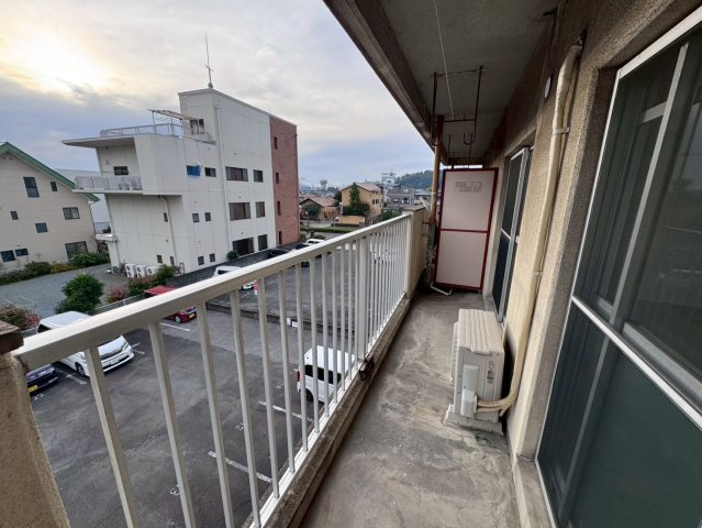 野口マンションのバルコニー