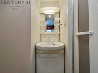 洗髪洗面化粧台ついてます