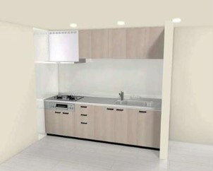 【キッチン】 | 右京区嵯峨野有栖川町 | 内装イメージパース