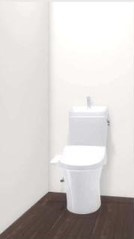 【トイレ】 | 右京区嵯峨野有栖川町 | 内装イメージパース