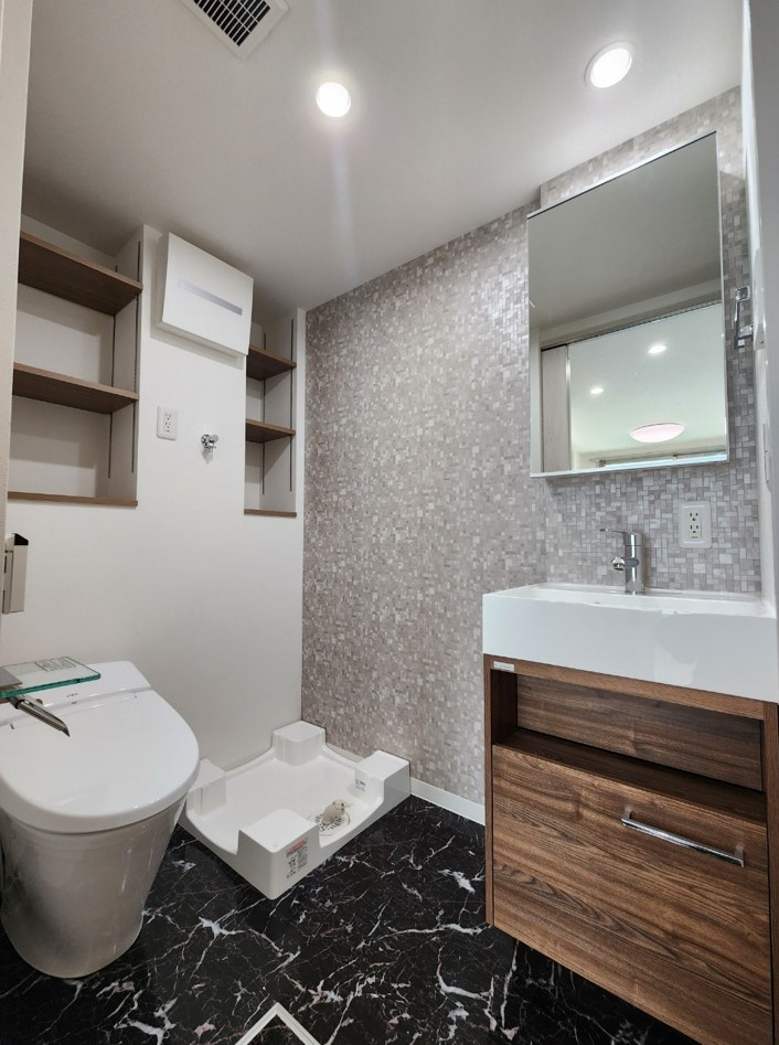 カーサ・セイケイのトイレ|洗面化粧台とトイレ