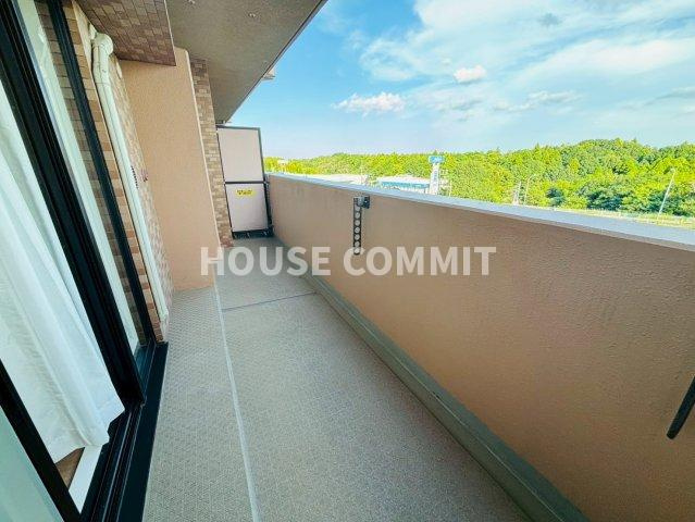 ライオンズガーデンシティ成田のバルコニー