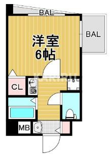 キャッスルプラザ壱番館の間取り