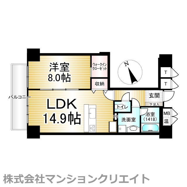 エリアスの間取り|現況と間取図が異なる場合は現況を優先とします。