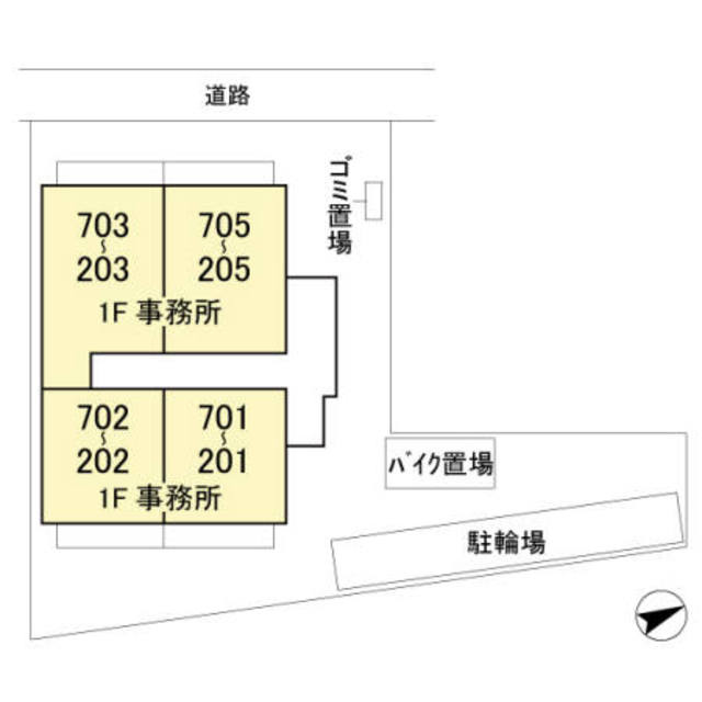 Garden  House  Ⅲ　大宮土呂駅前のその他|現地配置図です！