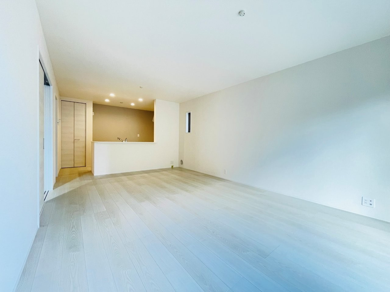 岡崎第255下和田町　新築分譲住宅　全3棟　2号棟の居間・リビング|家族でくつろげる広々としたリビングダイニング。