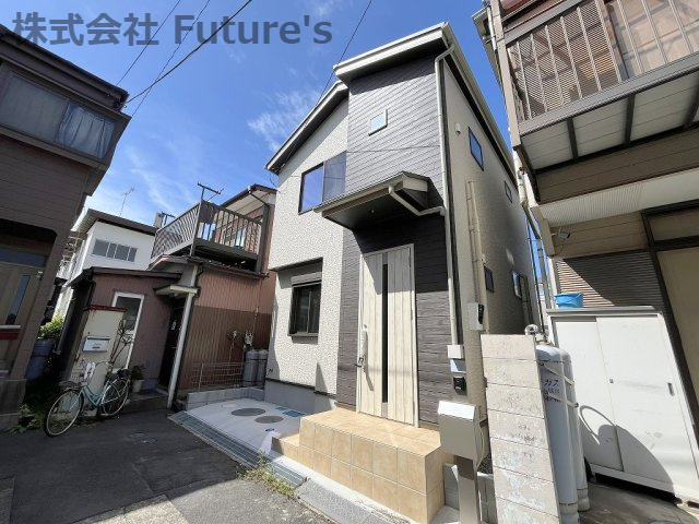 八潮市古新田　新築戸建　全1棟の外観|2025年5月築の築後未入居住宅