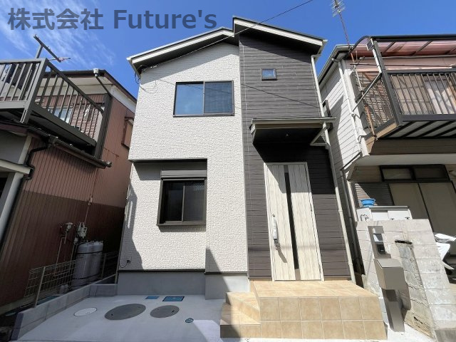 八潮市古新田　新築戸建　全1棟の外観|TX「八潮」駅徒歩20分！小学校まで徒歩3分で子育て世帯にもオススメです