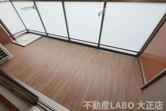 プレジオ阿波座のバルコニー