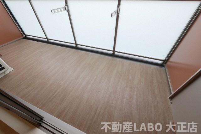 プレジオ阿波座のバルコニー