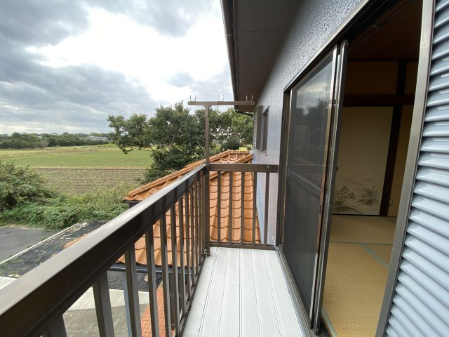 長生村一松丙466貸家のバルコニー