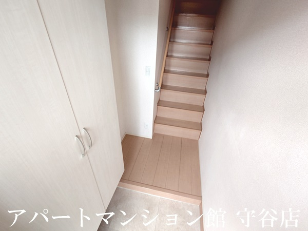 プランドール（研究学園）の玄関