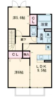 プランドール（研究学園）の間取り