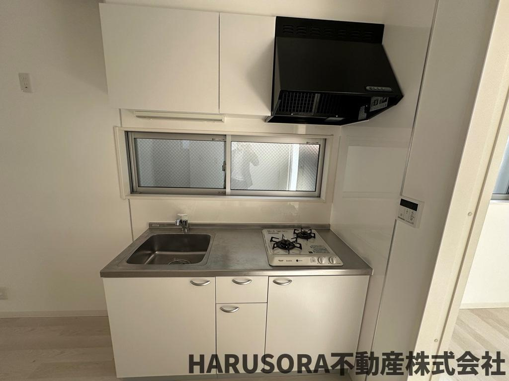 宮之阪１棟アパートのキッチン