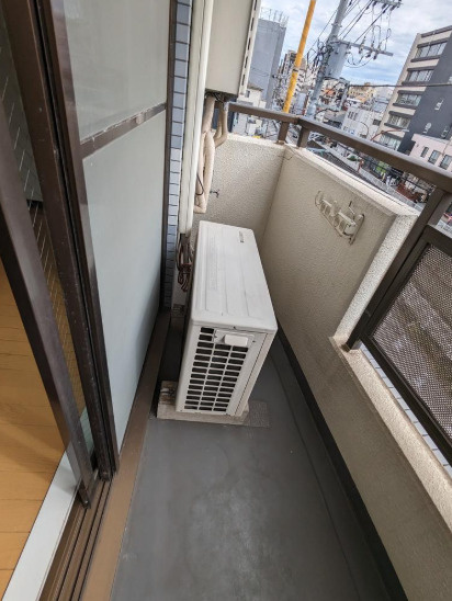 津田沼北見マンションのバルコニー