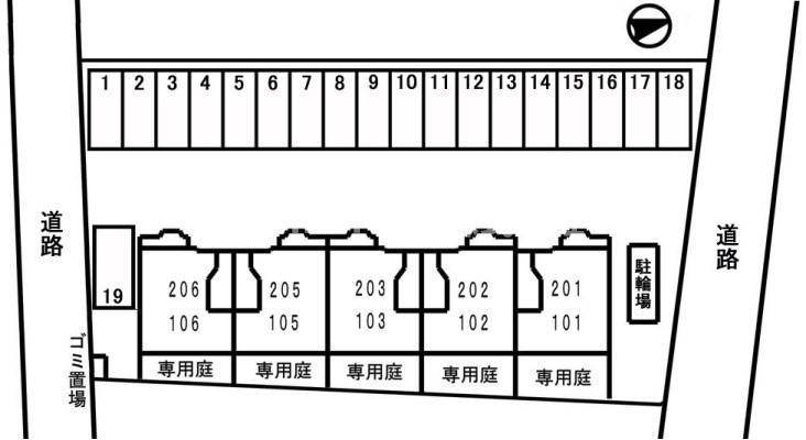 シャンド・フルーレａｉの区画図|平面図です＊