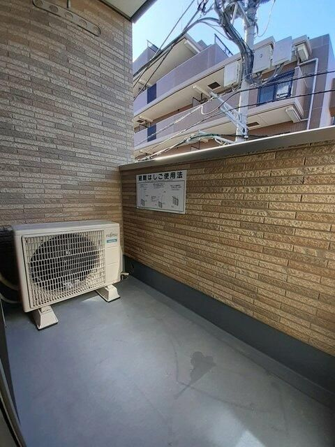 プロムナード町屋のバルコニー