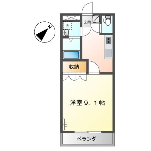 サンコートひうちの間取り