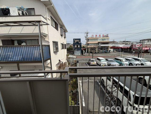 コーポ駅北　Iのバルコニー