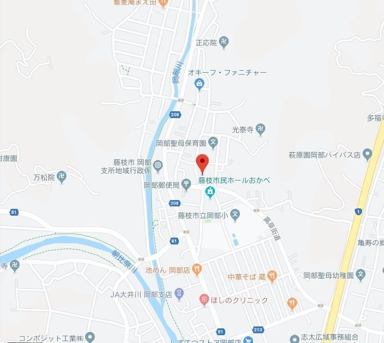 アルメリア岡部　IIの地図