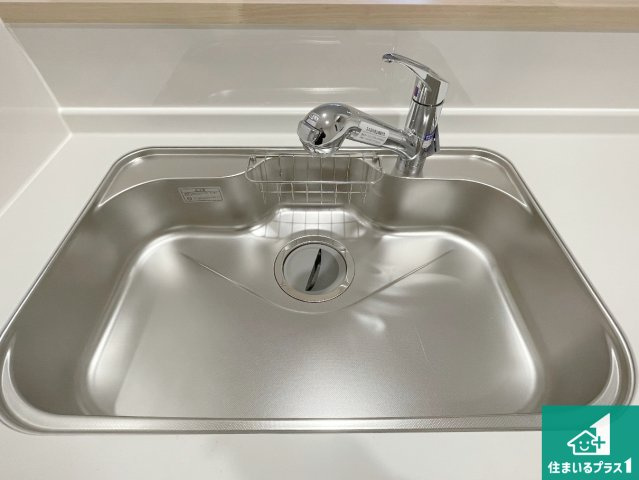 亀山市羽若町　第1期　新築一戸建ての設備|洗い物も楽にできる、広々シンク！
