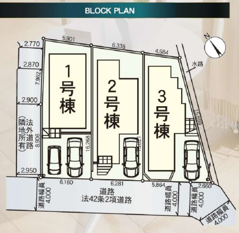 横浜市磯子区磯子８丁目 新築戸建て【仲介手数料無料】の区画図