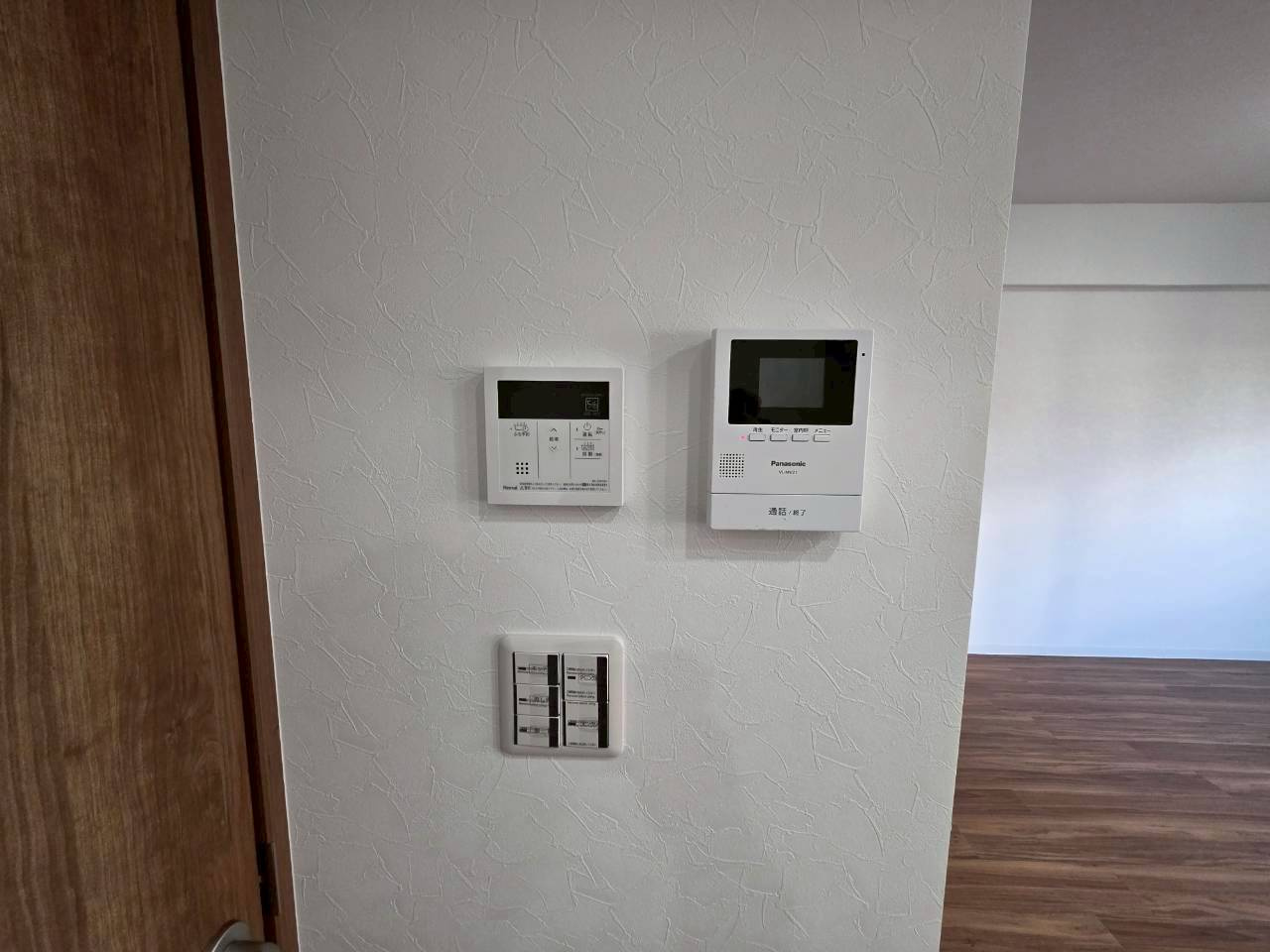 フクダ不動産八木駅前マンションのセキュリティ|モニター付きのインターホン