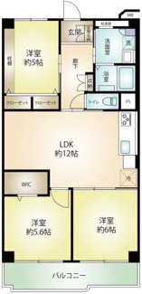 【間取り】 | ネオコーポ明舞弐番館