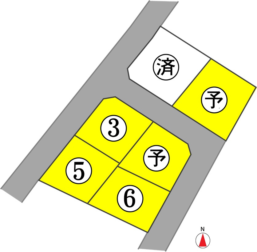 東邦ぶどうの郷ニュータウンⅣ　3号地の区画図|04/06 16:42