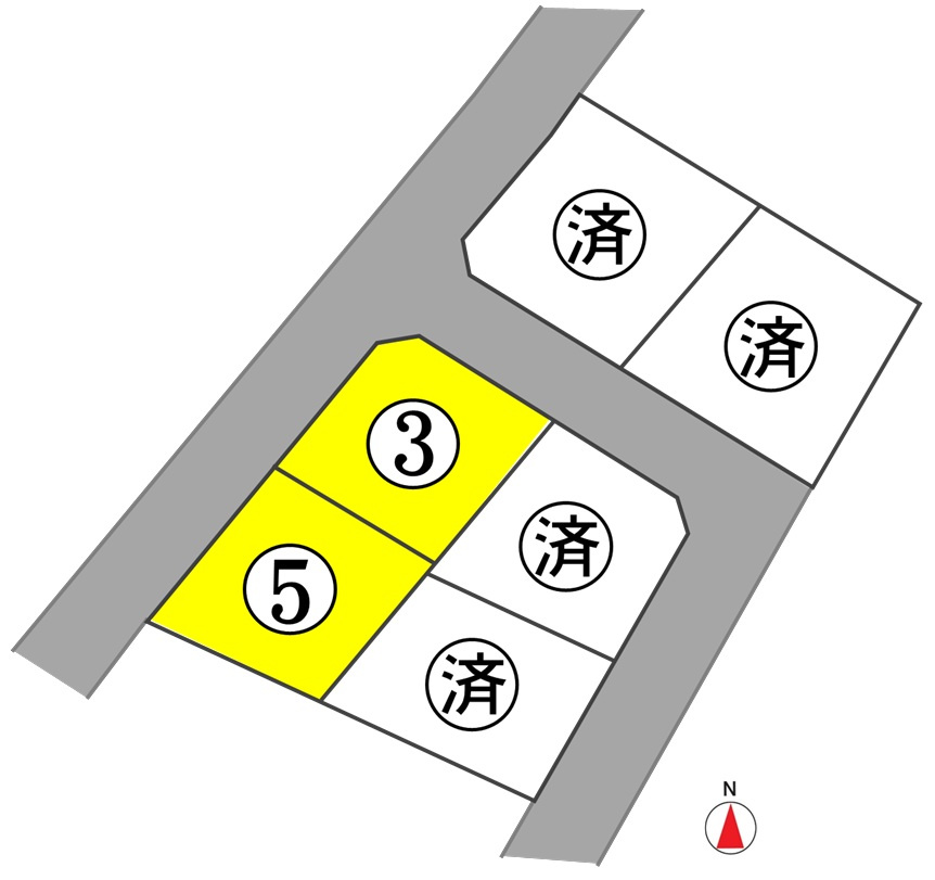 東邦ぶどうの郷ニュータウンⅣの区画図|04/06 16:42