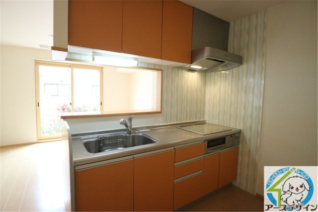 ECO SOLEILのキッチン|パース写真