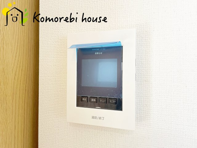 北本市中丸　1期　中古一戸建ての防犯設備|モニター付きインターホンです