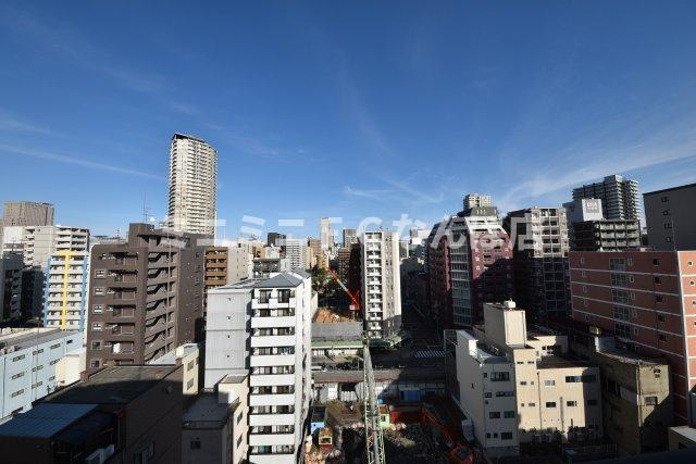 プレジオ松屋町のバルコニー