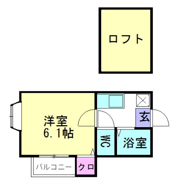 ピュア県庁参番館の間取り