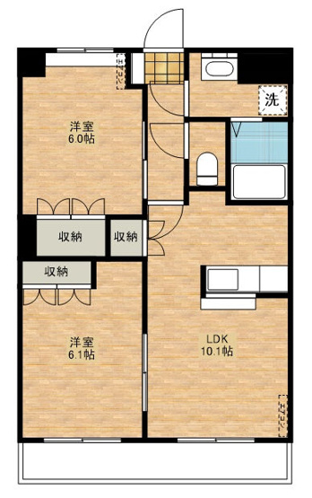 【間取り】 | パル新谷壱番館