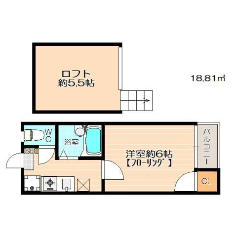 アゼリア吉塚の間取り
