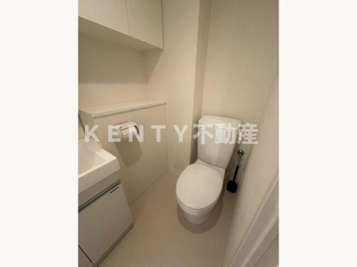 【トイレ】 | プレール・ドゥーク下丸子 | 落ち着いた色調のトイレです