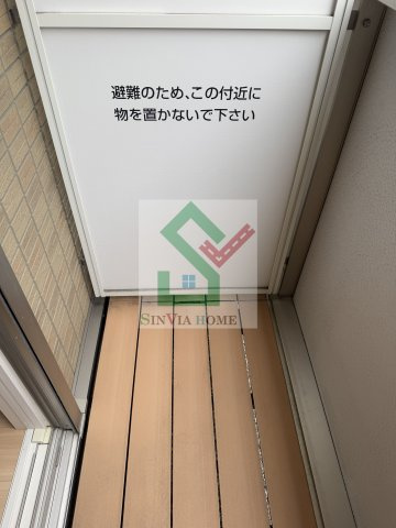 ポルトセレーノのバルコニー