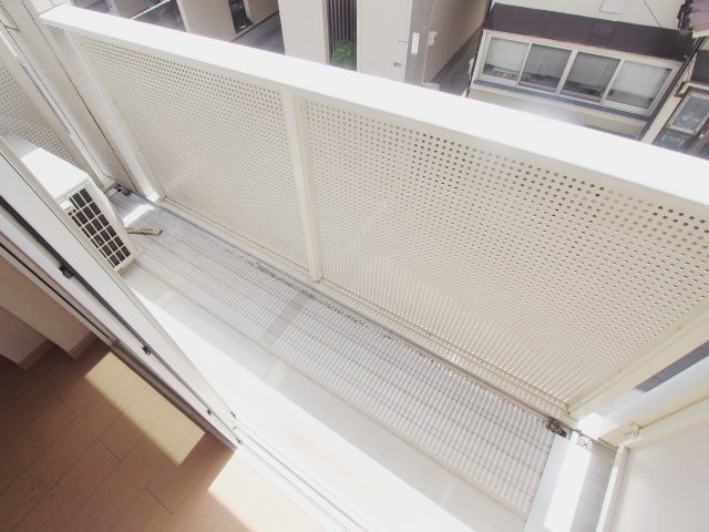 リベレ・アキタのバルコニー